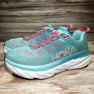 Hoka One Bondi 6 Blue Running Shoes Women 9